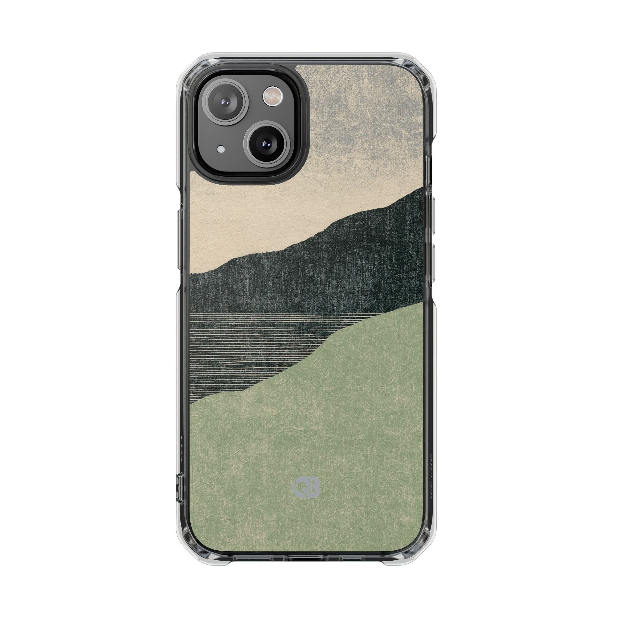 Green Impact MagSafe Phone Case for iPhone - Moss Ridge Grain
