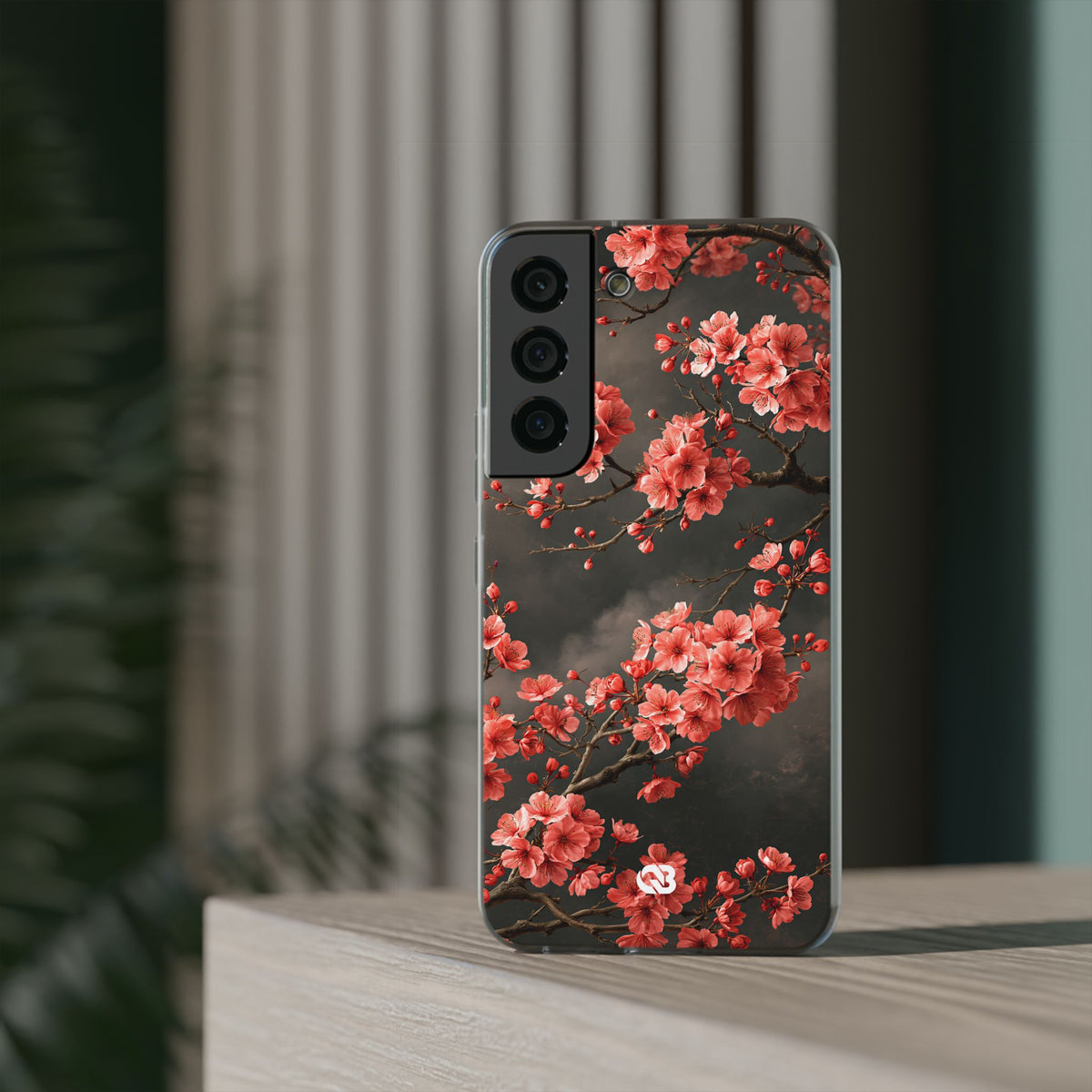 Dark Sakura Nocturne · Lite Phone Case for Samsung · Black