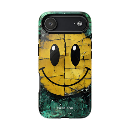 Cracked Smiley iPhone 17 Air Case - Tough+ - CASE•BOB