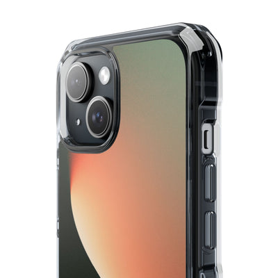 Luminous Arc · Clear Impact Magnetic Phone Case for iPhone · Green