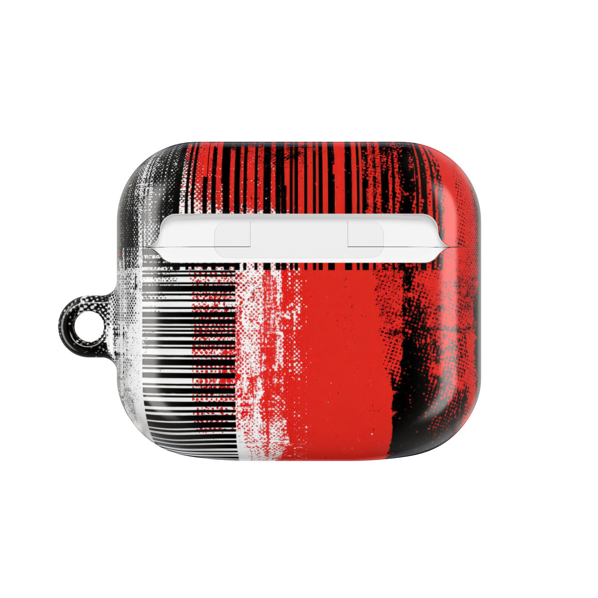 Distorted Barcode · Hard Case for AirPods & AirPods Pro · Black