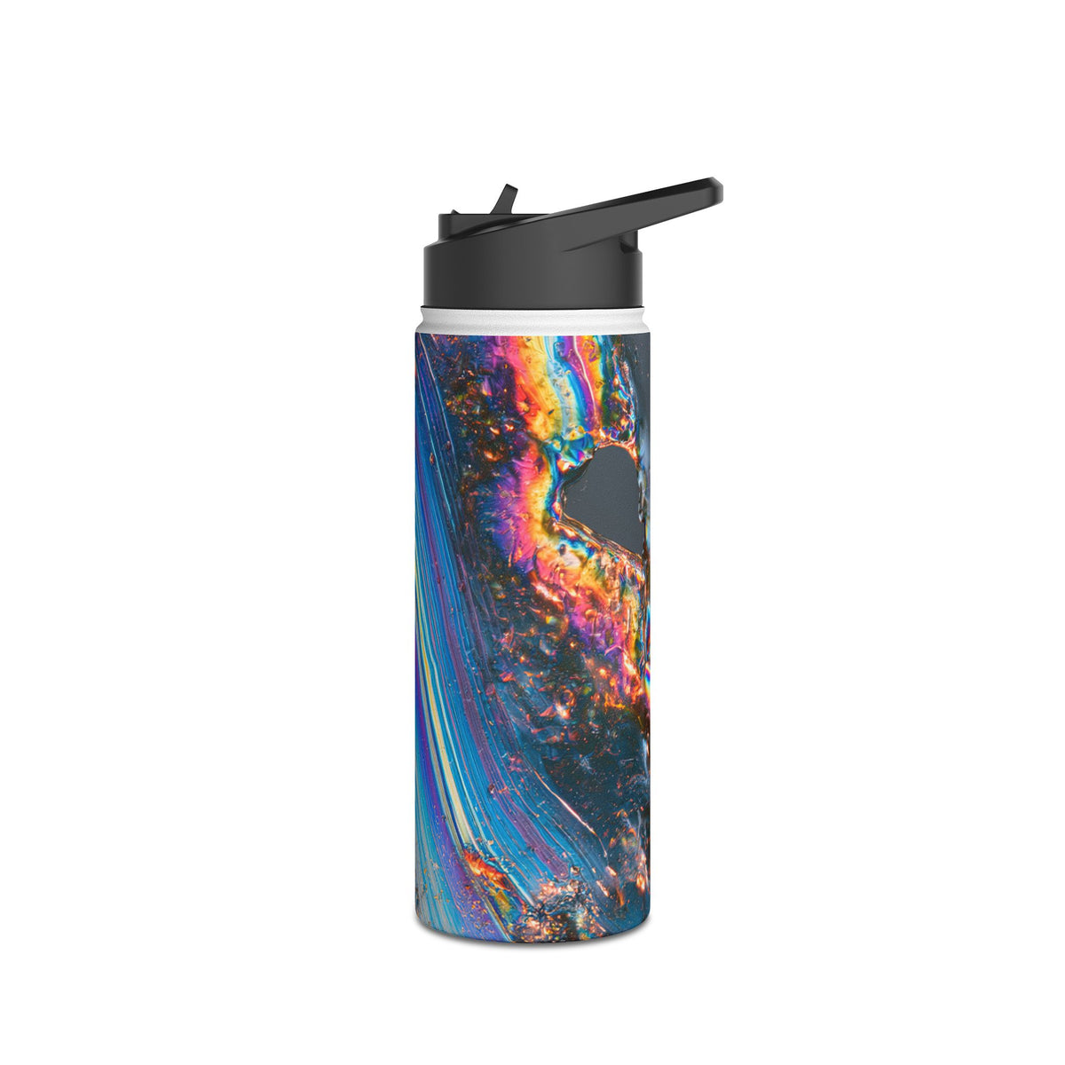Prismatic Aura Flow · Insulated Water Bottle · Blue