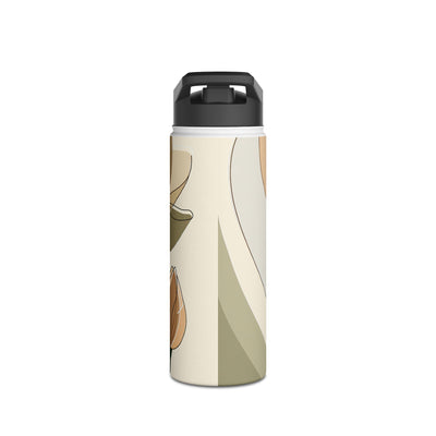 Translucent Petal Contour · Insulated Water Bottle · Beige