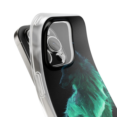 Nordic Aurora Fox · Lite Phone Case for iPhone ·  Teal
