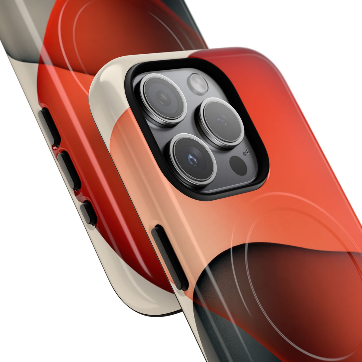 Translucent Crimson Form · Tough 2.0 Magnetic Phone Case for iPhone · Red