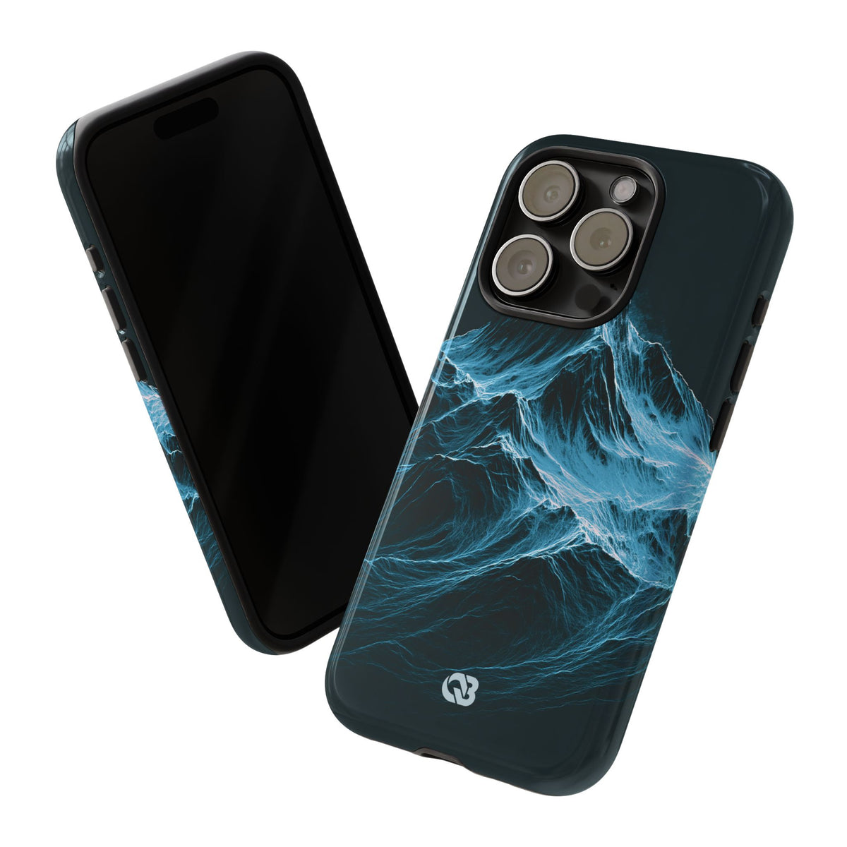 Nordic Frost Peak · Tough Phone Case for iPhone · Blue