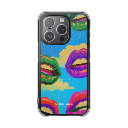 Kleurrijke Lipscape iPhone 15 Pro Case - Impact