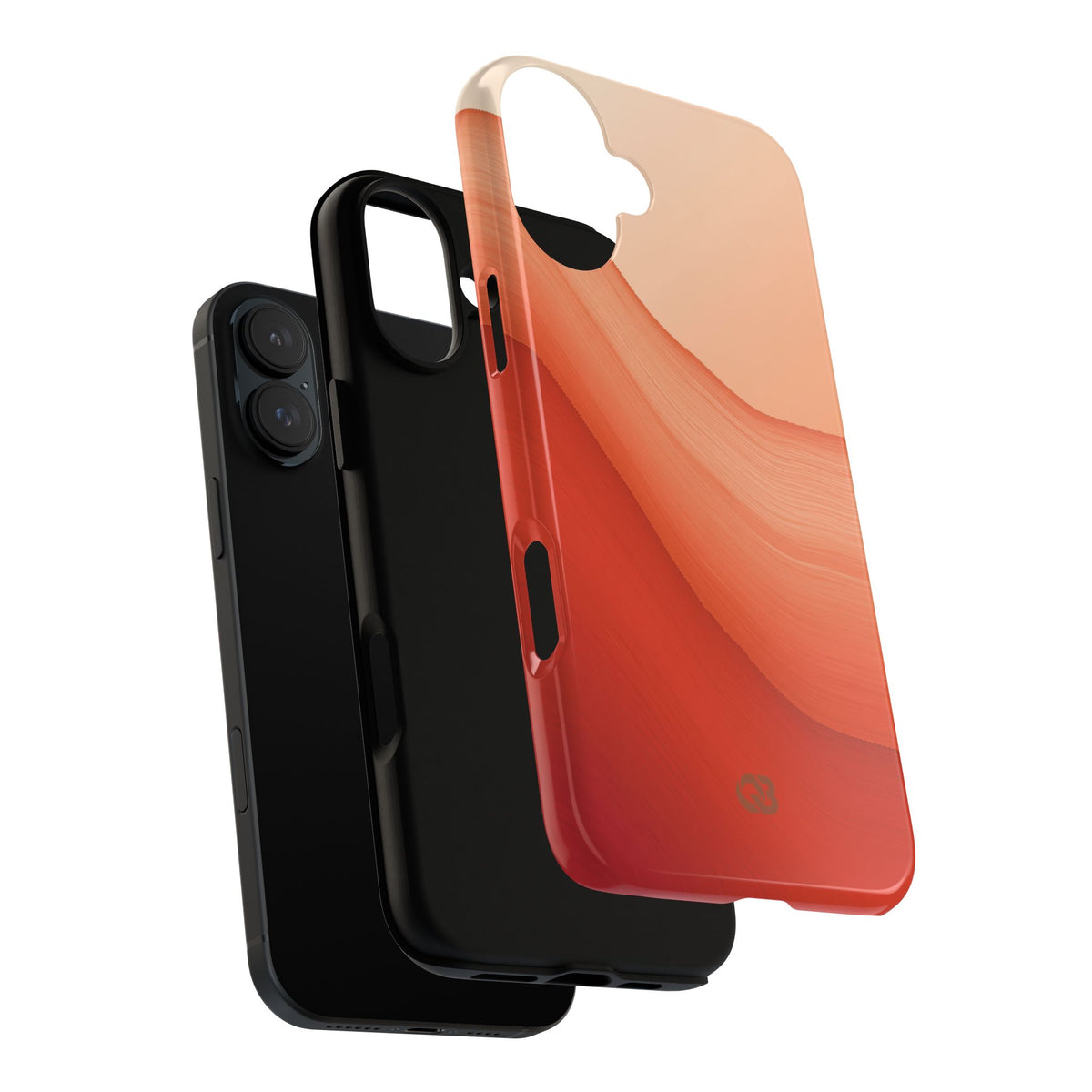 Terracotta Flow · Tough Phone Case for iPhone · Orange