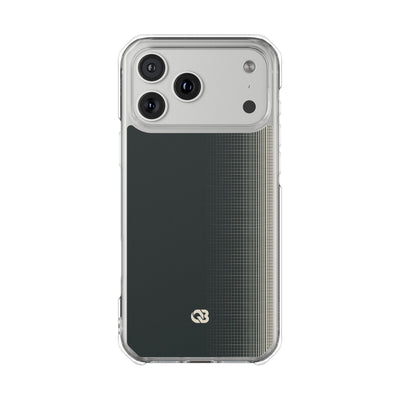 Grey Impact MagSafe Phone Case for iPhone - Charcoal Tech Grid