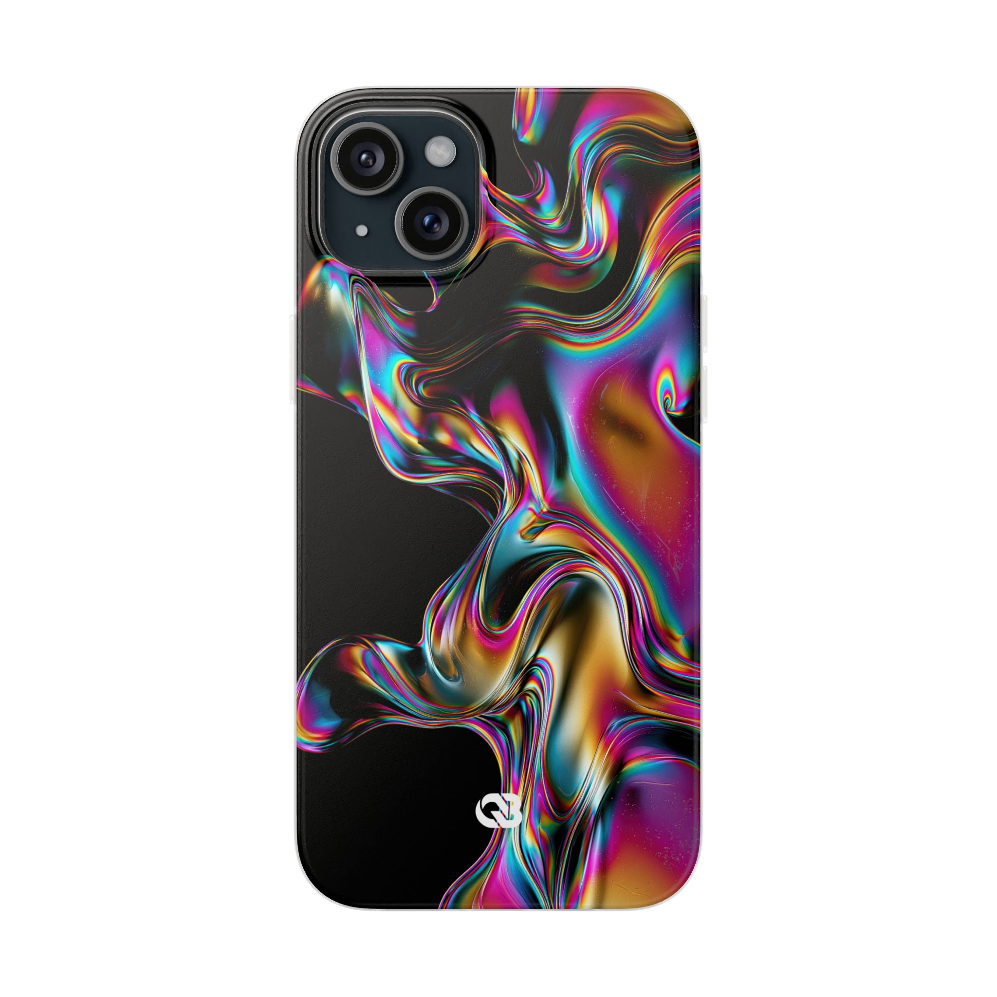Purple Lite Phone Case for iPhone - Liquid Neon Chrome