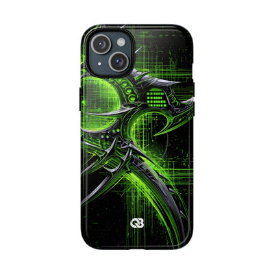 Cyber Sigil Grid · Tough 2.0 Magnetic Phone Case for iPhone · Green