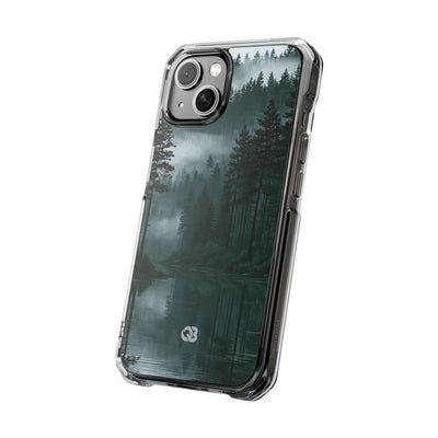 Green Impact MagSafe Phone Case for iPhone - Misty Evergreen Mirror