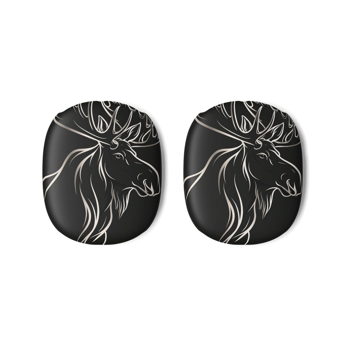 Nordic Moose Contour · Hard Case for AirPods Max · Black