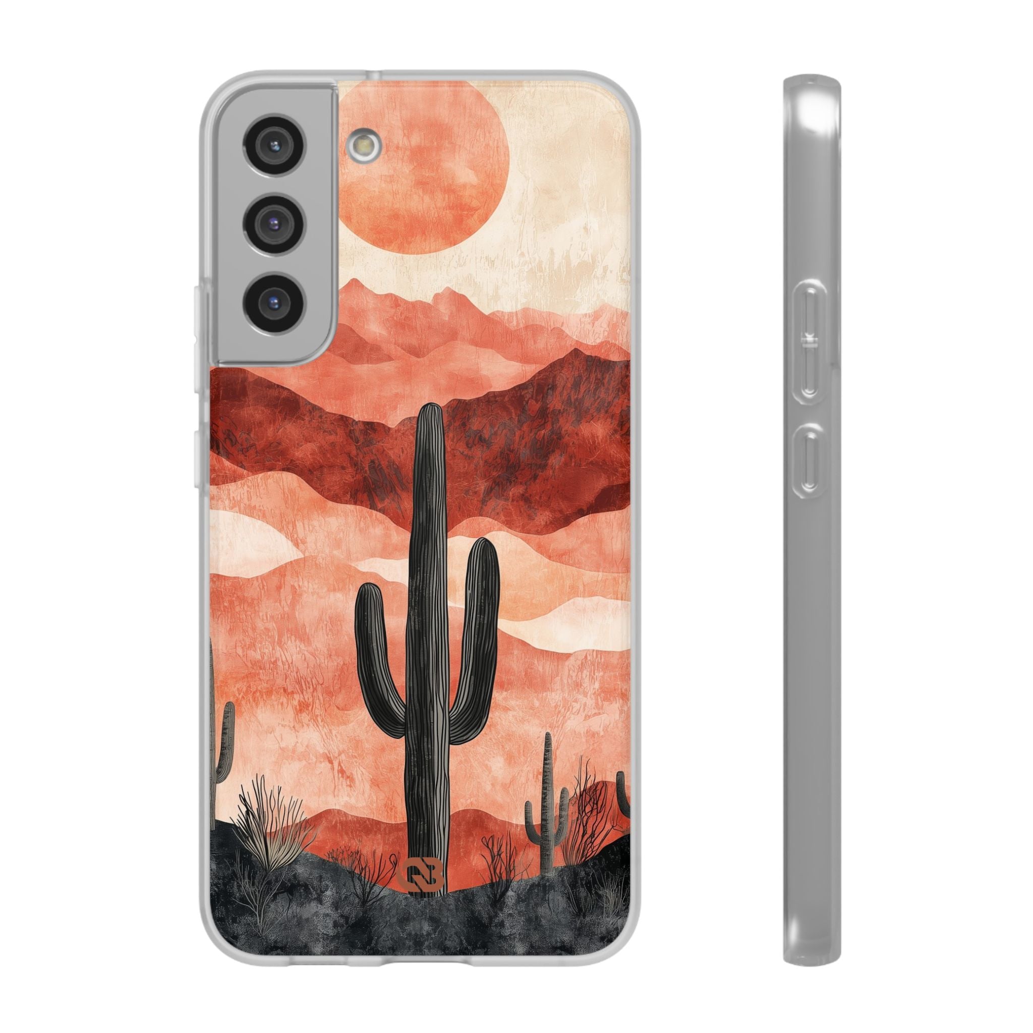 Terracotta Desert Sun · Soft Phone Case for Samsung