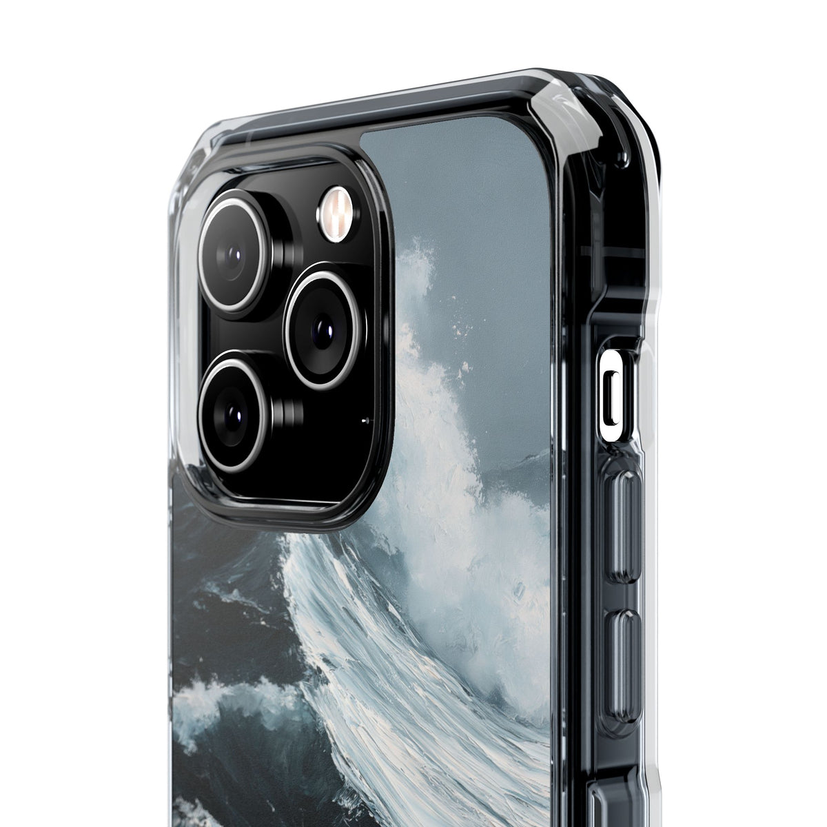 Nordic Swell · Clear Impact Magnetic Phone Case for iPhone · Blue