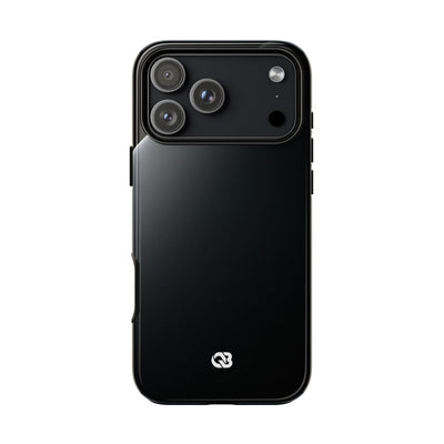 Black Tough Phone Case for iPhone - Obsidian Lunar Arch