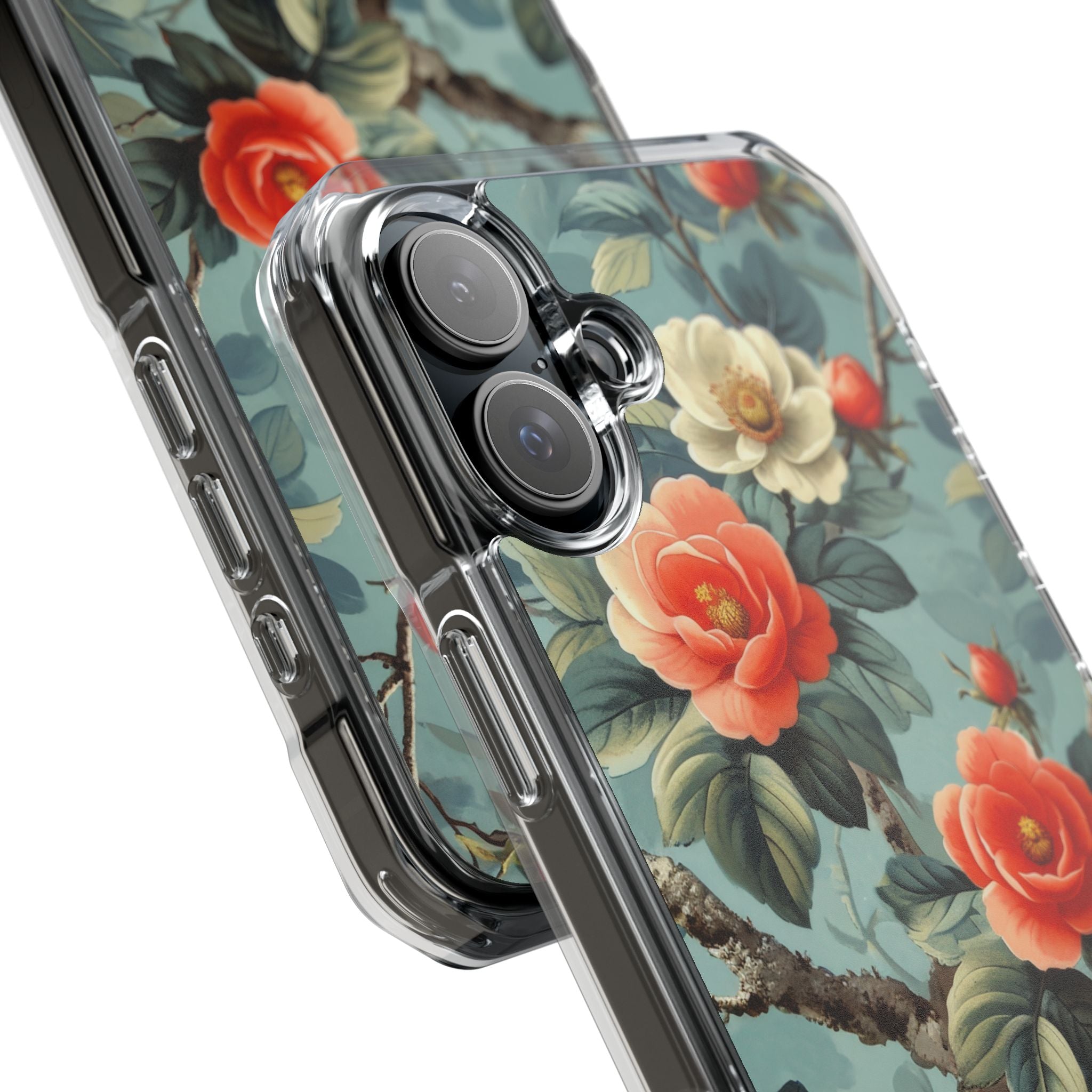 Coral Bloom iPhone 16 Plus Case - Impact