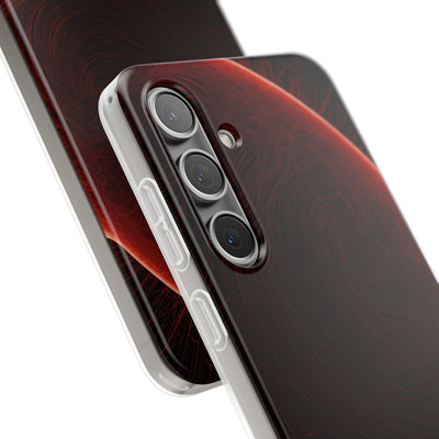 Red Lite Phone Case for Samsung - Crimson Flare Flux