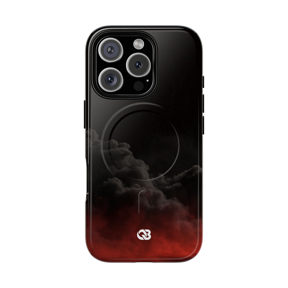 Crimson Fog Void · Tough 2.0 Magnetic Phone Case for iPhone · Black