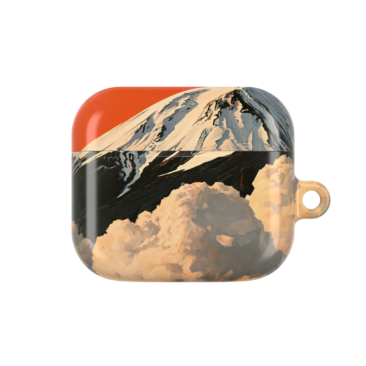 Sacred Peak Fuji · Hard Case for AirPods & AirPods Pro · Orange