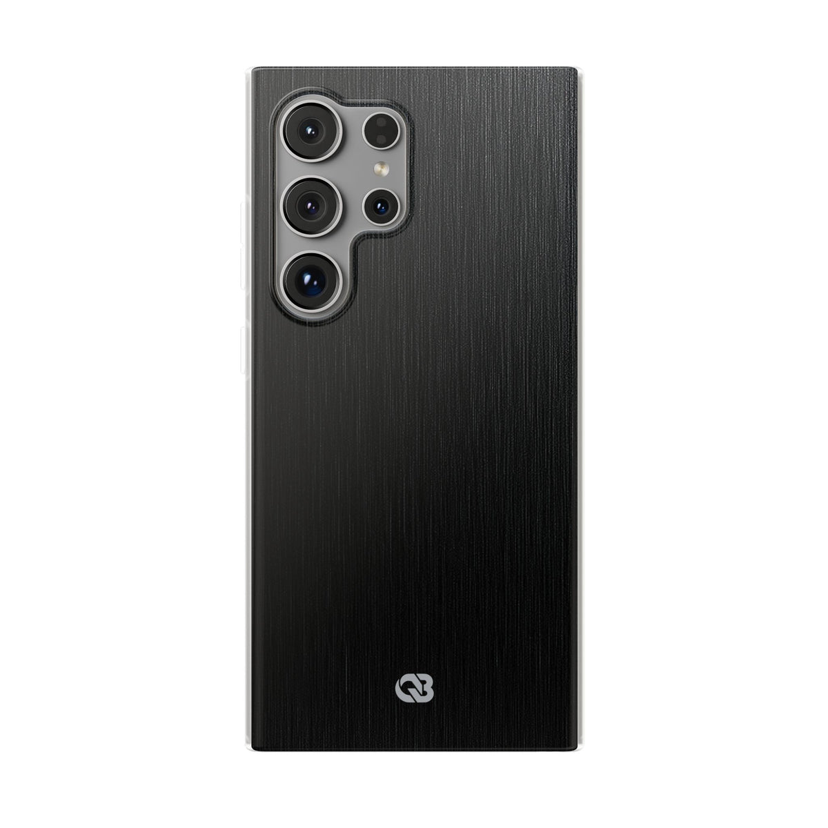 Obsidian Brushed Steel · Lite Phone Case for Samsung · Black