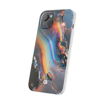Prismatic Aura Flow · Lite Phone Case for iPhone ·  Blue