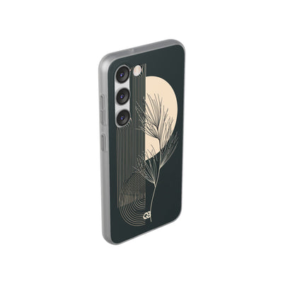 Black Lite Phone Case for Samsung - Obsidian Sand Willow
