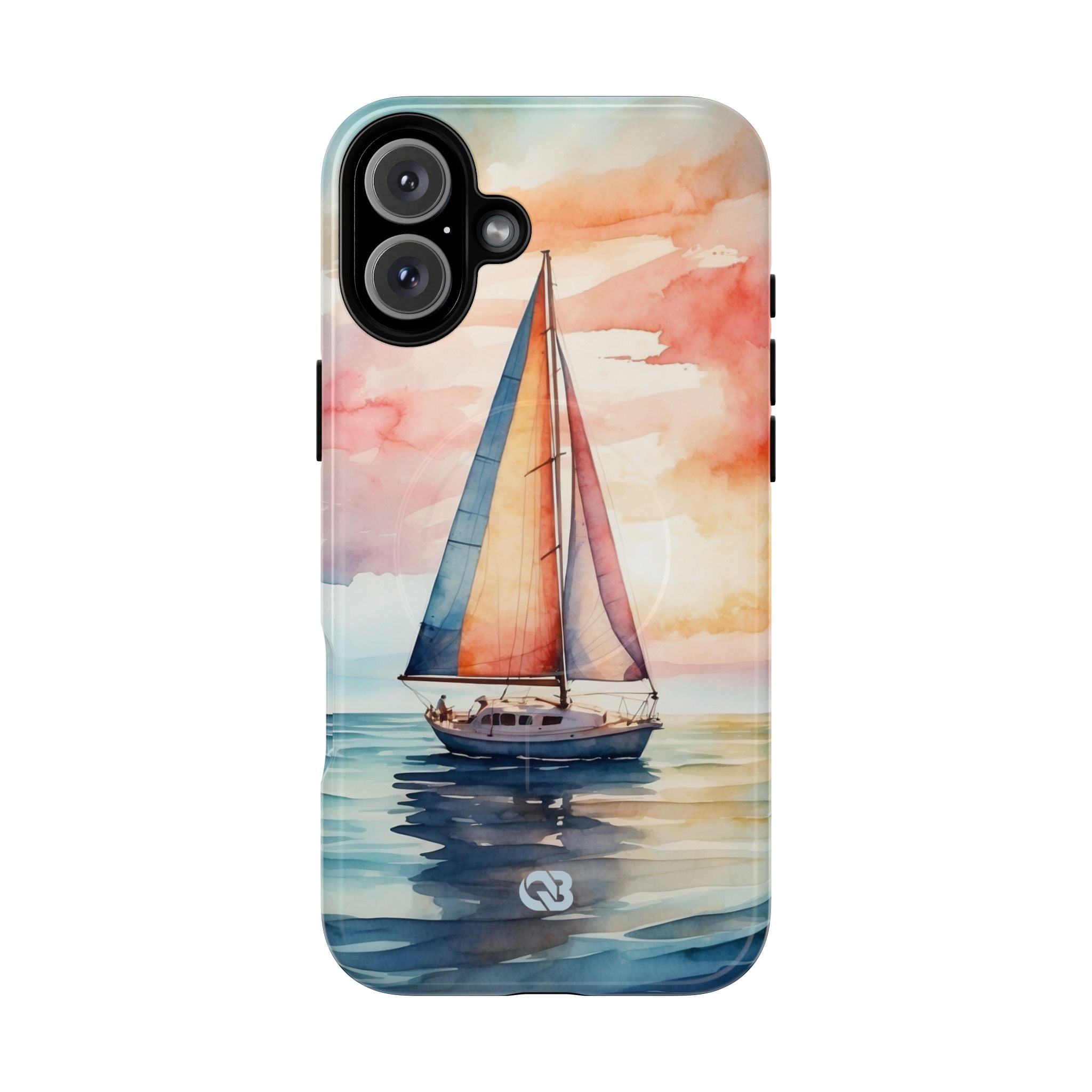 Crimson Horizon Sail · Tough+ Phone Case for iPhone · Magsafe
