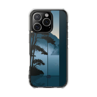 Blue Impact MagSafe Phone Case for iPhone - Kyoto Mist Pine