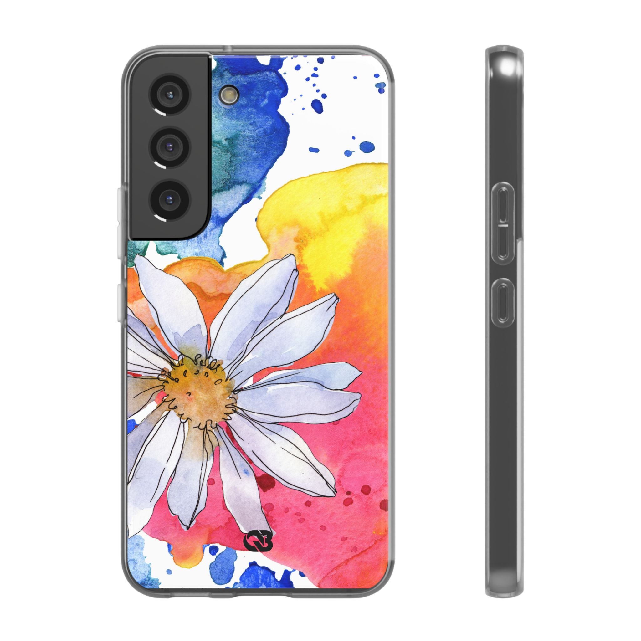 Vivid Bloom Splatter · Soft Case na telefon Samsung