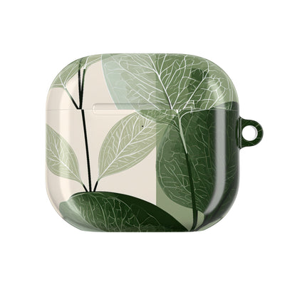 Layered Eucalyptus Study · Hard Case for AirPods & AirPods Pro · Green