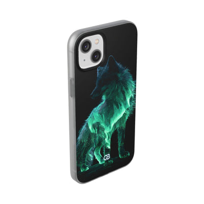 Nordic Aurora Fox · Lite Phone Case for iPhone ·  Teal