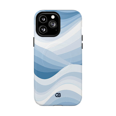 Glacial Contour · Tough 2.0 Magnetic Phone Case for iPhone · Blue