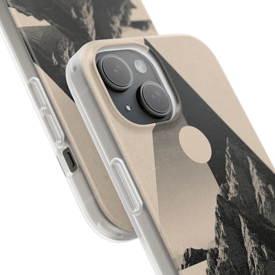 Beige Lite Phone Case for iPhone - Obsidian Summit Parchment