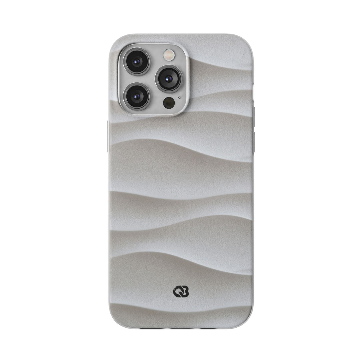 Sculpted Dune Relief · Lite Phone Case for iPhone ·  White