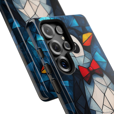 Mosaic Bowtie Penguin · Tough Hoesje voor Samsung