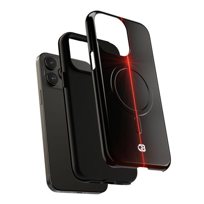 Red Tough 2.0 Magsafe Phone Case for iPhone - Crimson Flare Vector