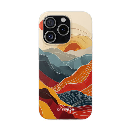 Sunlit Ridges iPhone 15 Pro Case - Soft