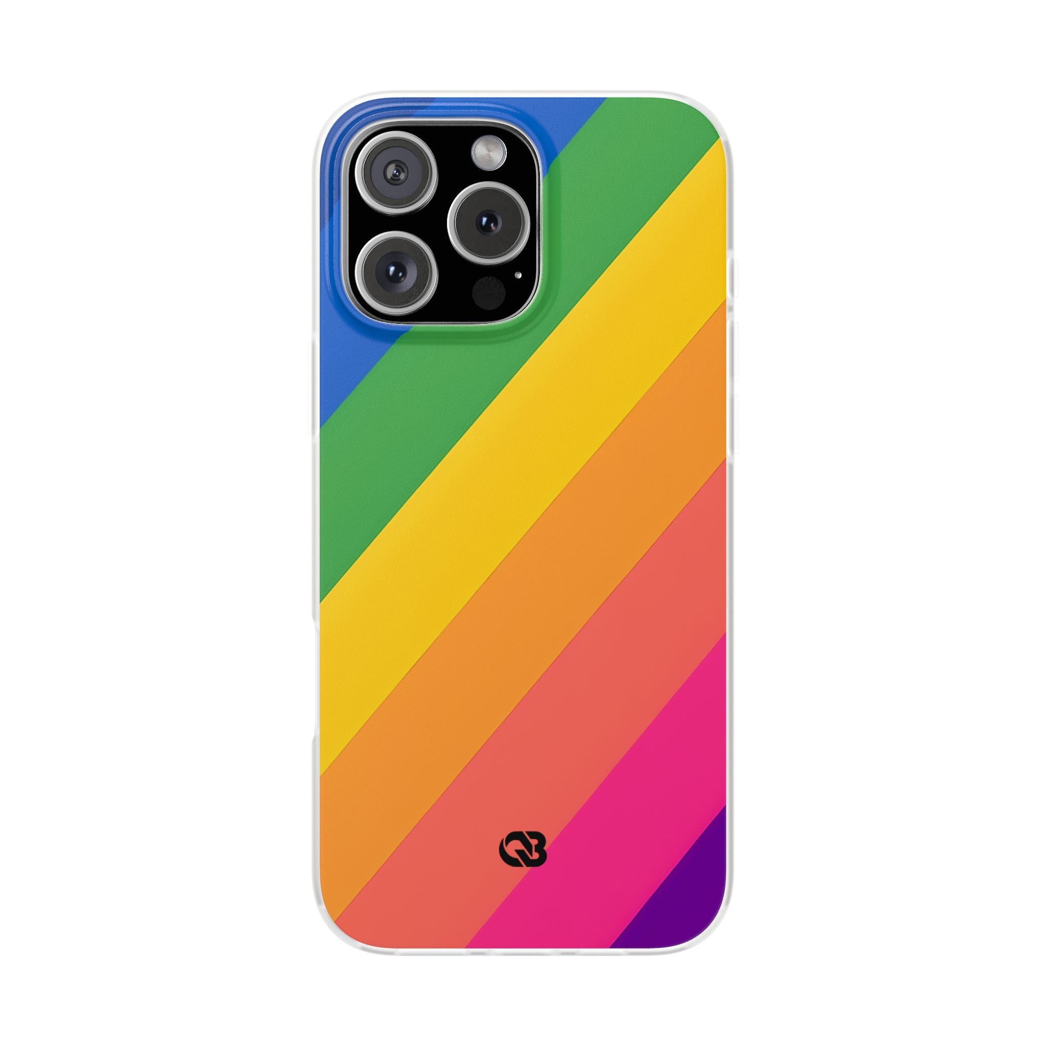 Vibrant Spectrum Slope · Soft Phone Case for iPhone