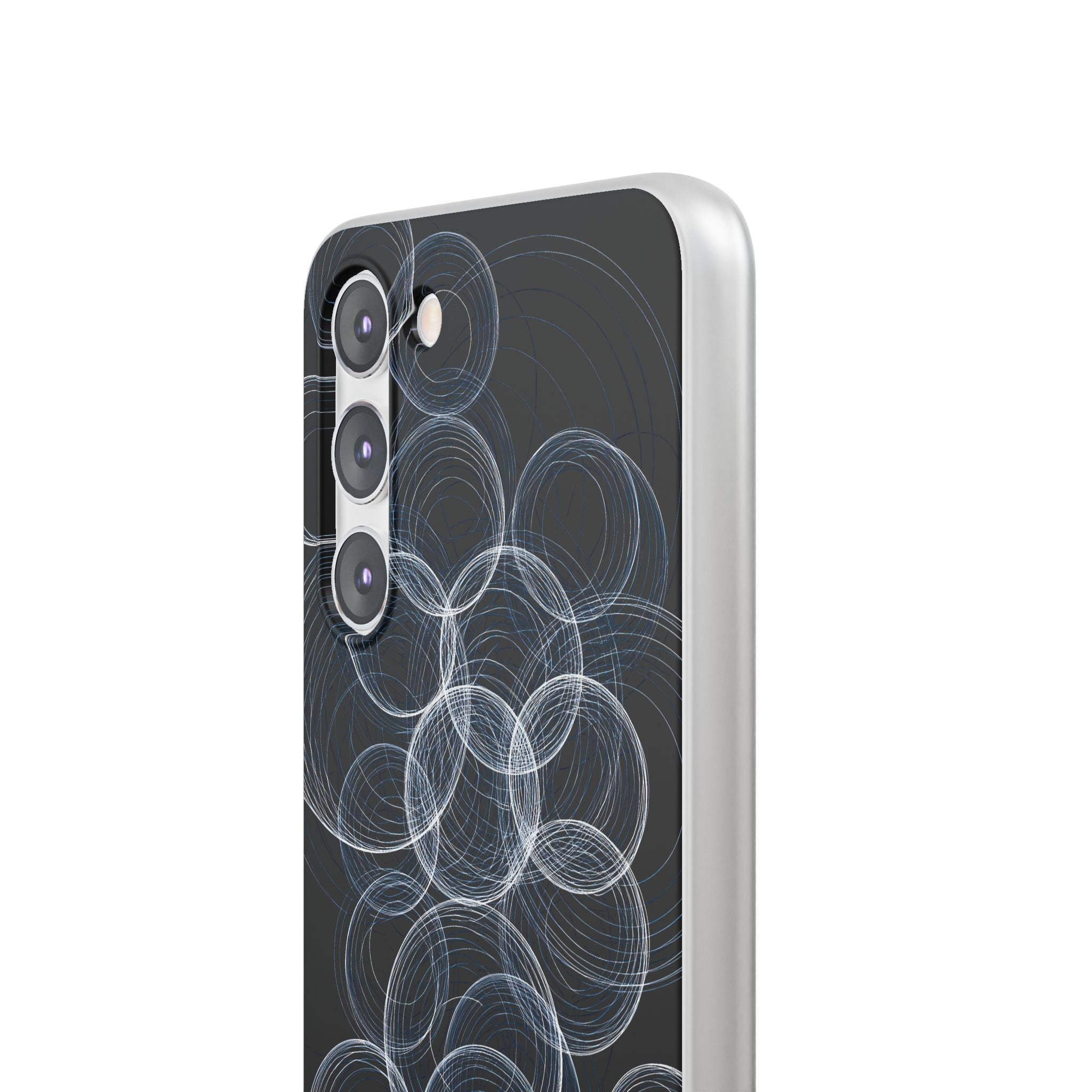 Black Lite Phone Case for Samsung - Frosted Ring Matrix