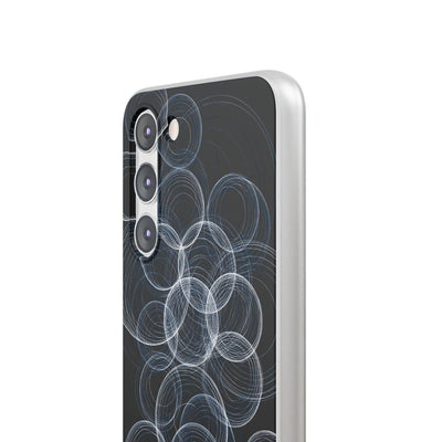 Black Lite Phone Case for Samsung - Frosted Ring Matrix