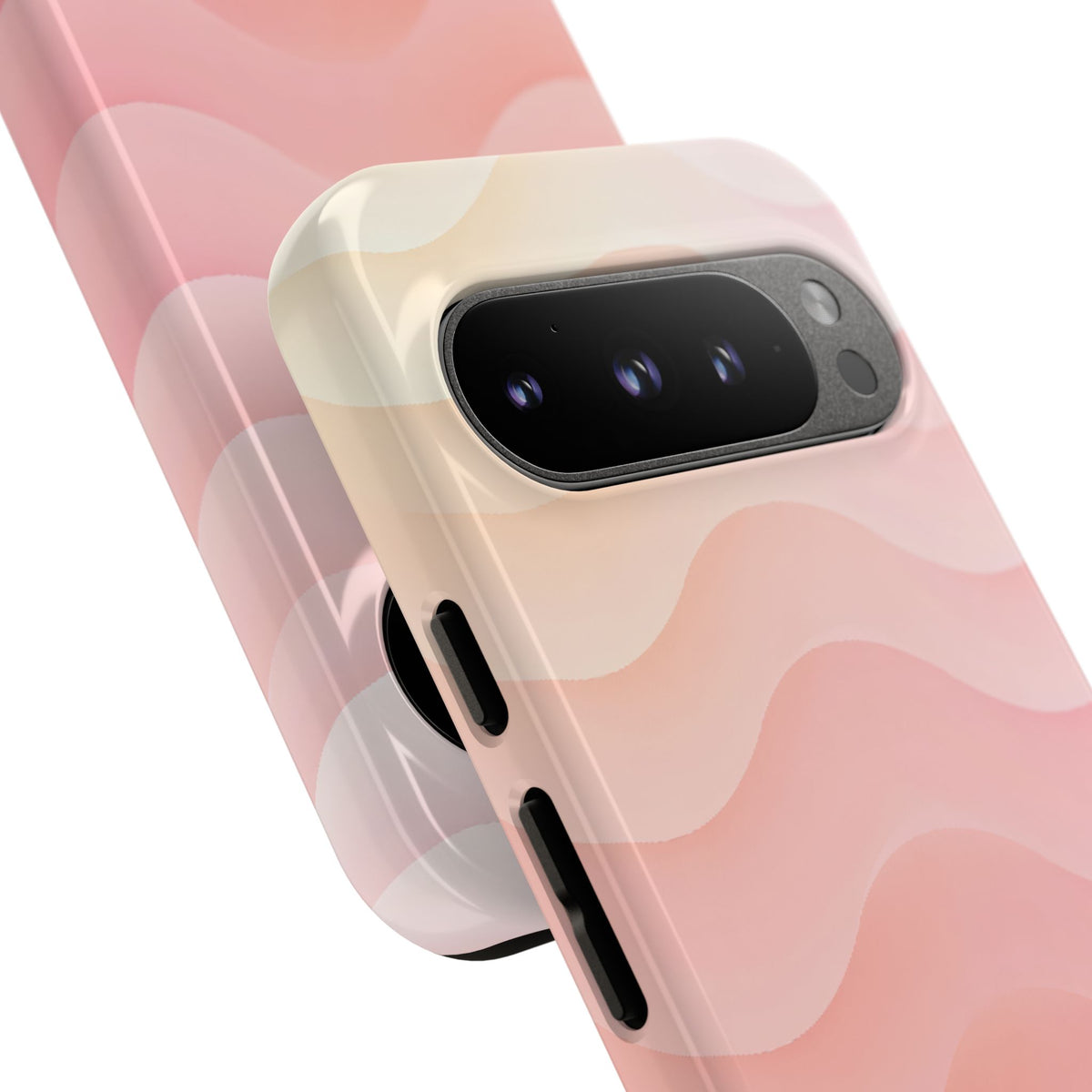 Blush Horizon Waves · Tough Phone Case for Pixel ·  Pink