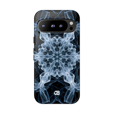 Blue Tough Phone Case for Google Pixel - Glacial Smoke Crown