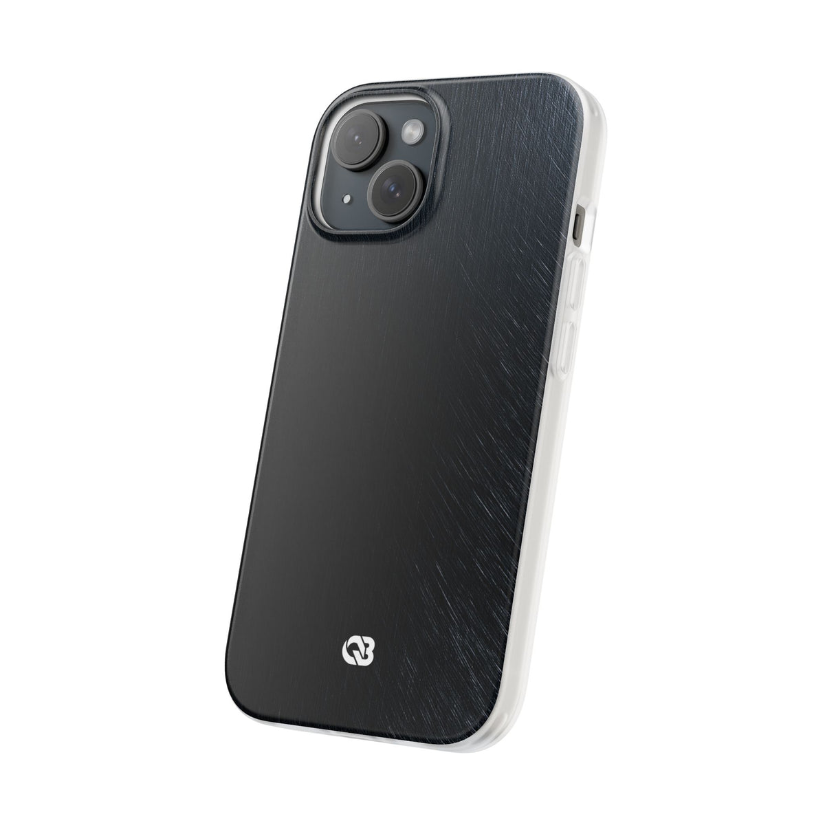 Brushed Obsidian Steel · Lite Phone Case for iPhone ·  Black