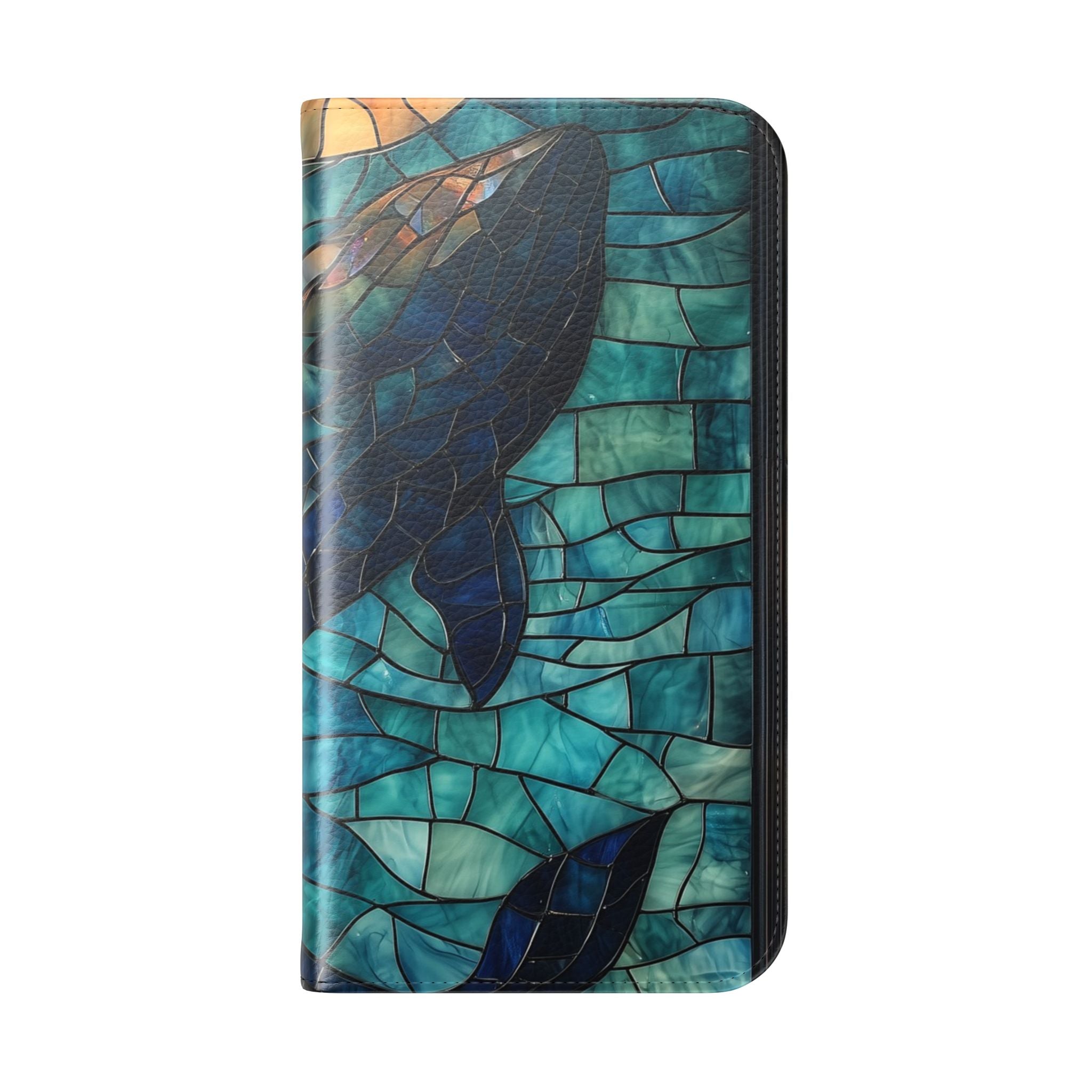 Blue Whale Mosaic - iPhone 16 Pro Case - Wallet