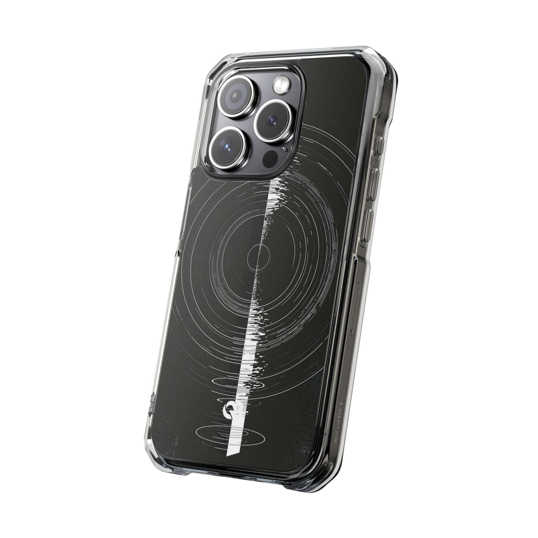 Black Impact MagSafe Phone Case for iPhone - Obsidian Orbital Signal