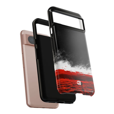 Crimson Void · Tough Phone Case for Pixel ·  Black