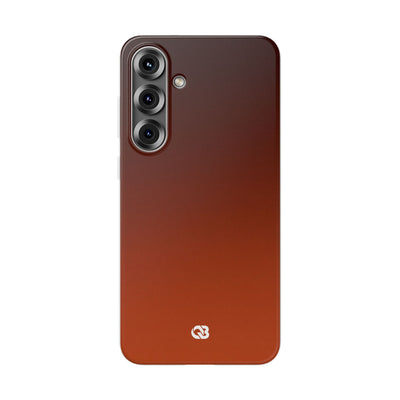 Orange Lite Phone Case for Samsung - Obsidian Ember Fade