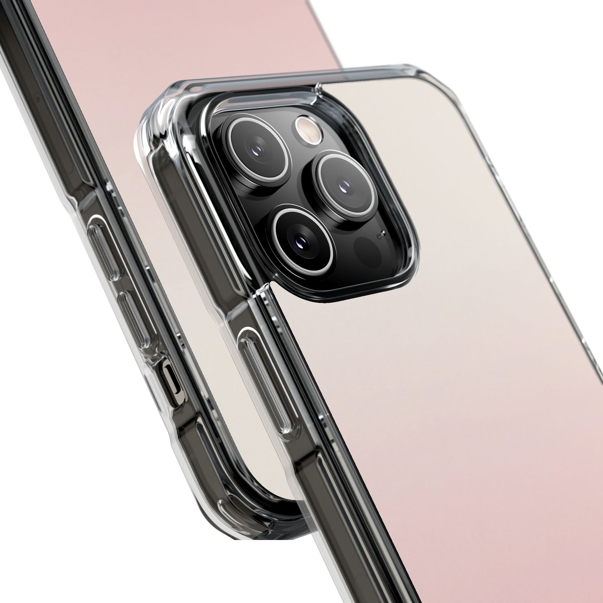 Pink Impact MagSafe Phone Case for iPhone - Frosted Blush Horizon