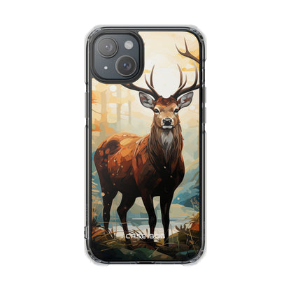Glowing Stag iPhone 15 Plus Case - Impact - CASE•BOB